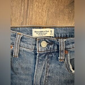 Abercrombie ultra high rise 90s straight jeans